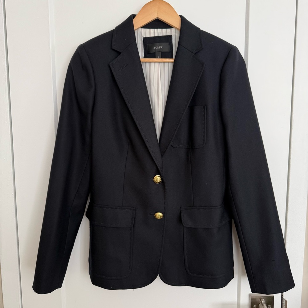 J. Crew - Rhodes Blazer in Italian wool - Navy - Picture 3 of 16